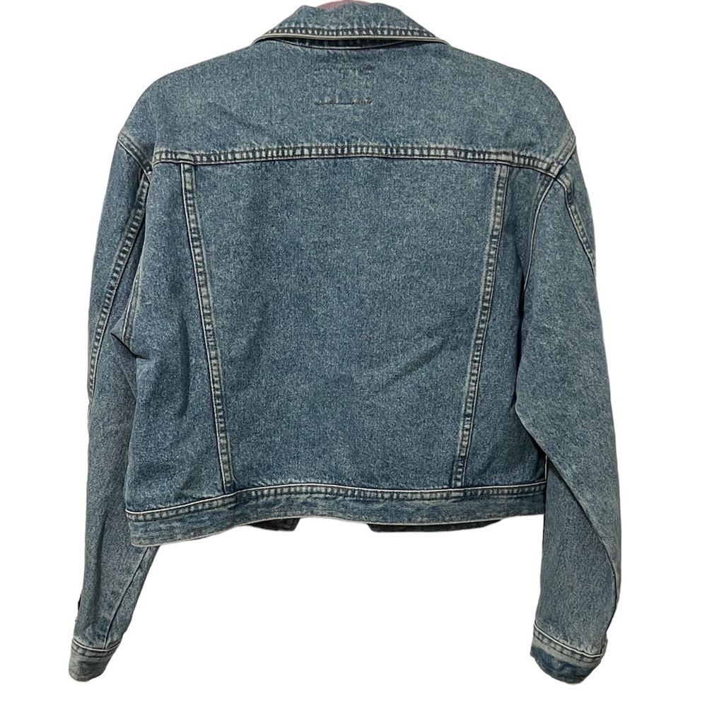 VTG 90’s Floral Embroidered Jordache Jean Jacket (Size S) - Picture 2 of 5